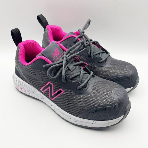 New Balance Womens Logic Comp Toe EH PR SR Work Shoe US 6.5 M EU 37.5 Grey NIB - Picture 5 of 12